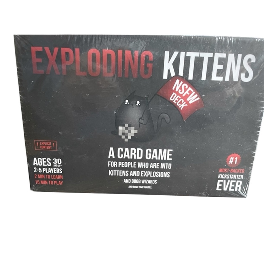 Exploding Kittens Card Game FOR ADULTS ONLY